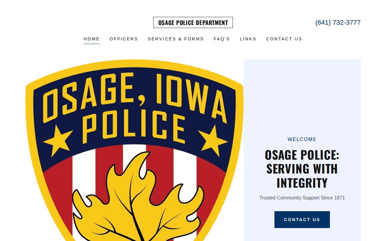 Osage Police weekly arrest logs for recent Mitchell County arrests