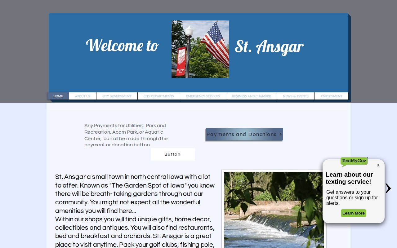 Official City of St. Ansgar website