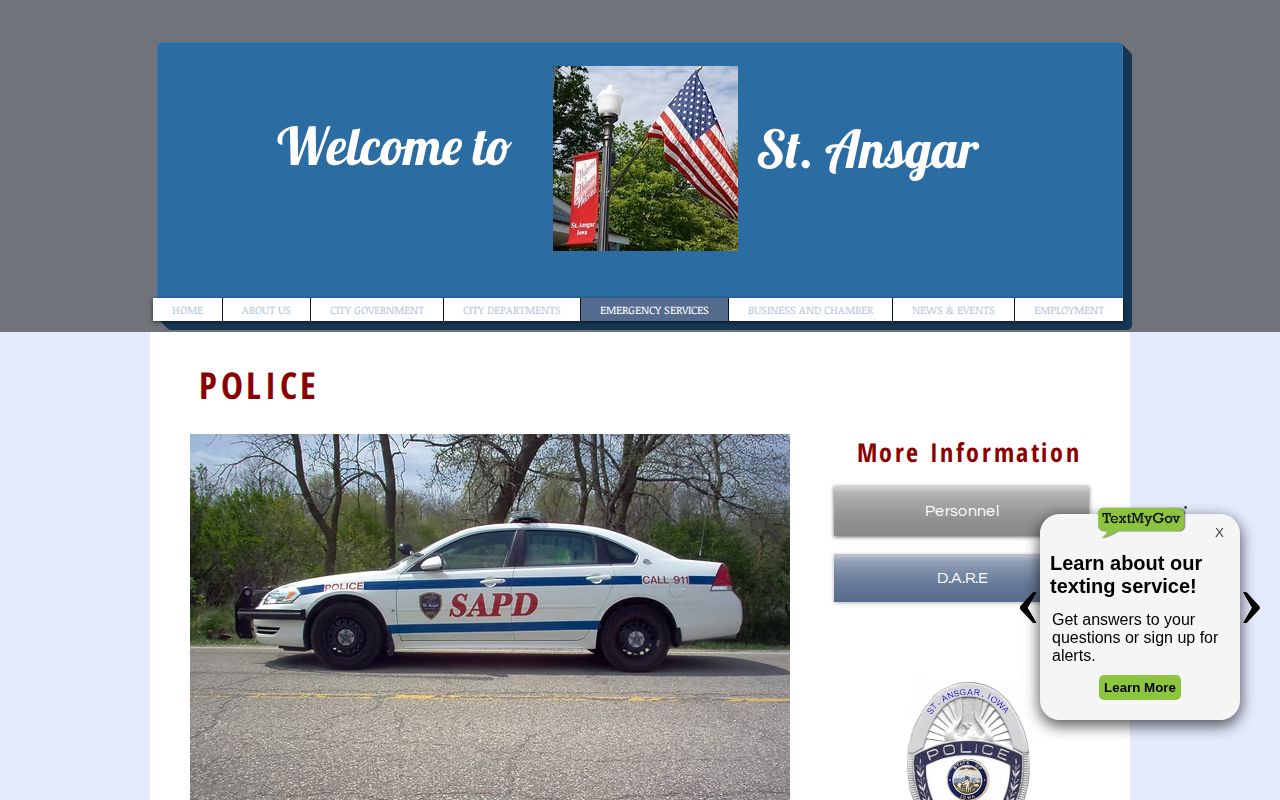 Official St. Ansgar Police Department webpage